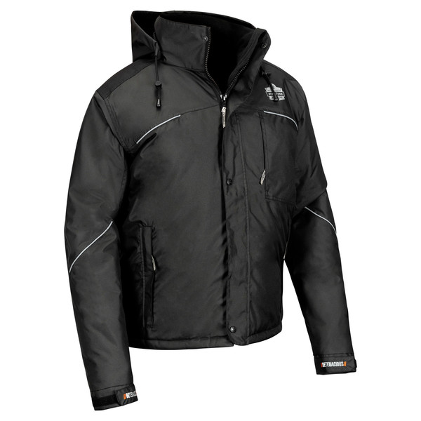 N-Ferno By Ergodyne 6467 3XL Black Winter Work Jacket - 300D Polyester Shell 6467